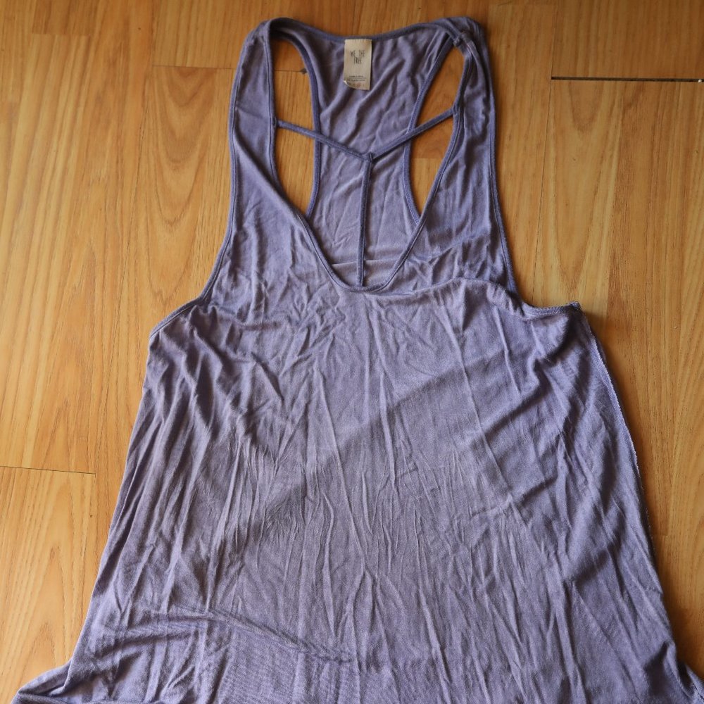 Free People Purple Lavender Tank Top
